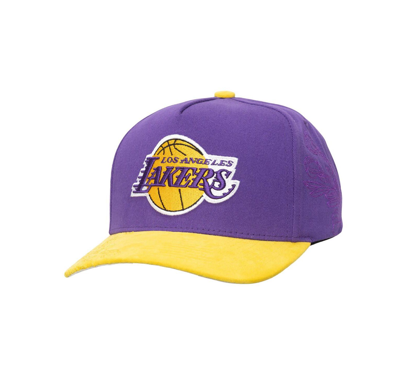 Мужская регулируемая кепка Mitchell & Ness Los Angeles Lakers May Flowers
