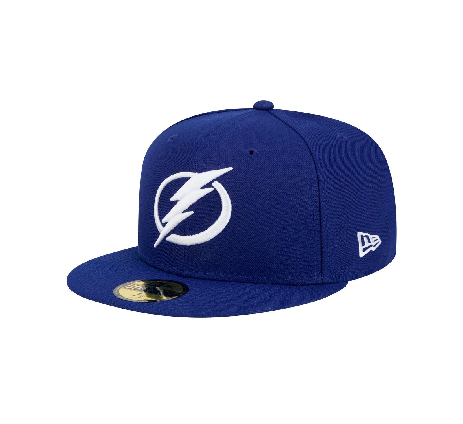 Кепка New Era Men's Blue Tampa Bay Lightning Core 59FIFTY Fitted Hat