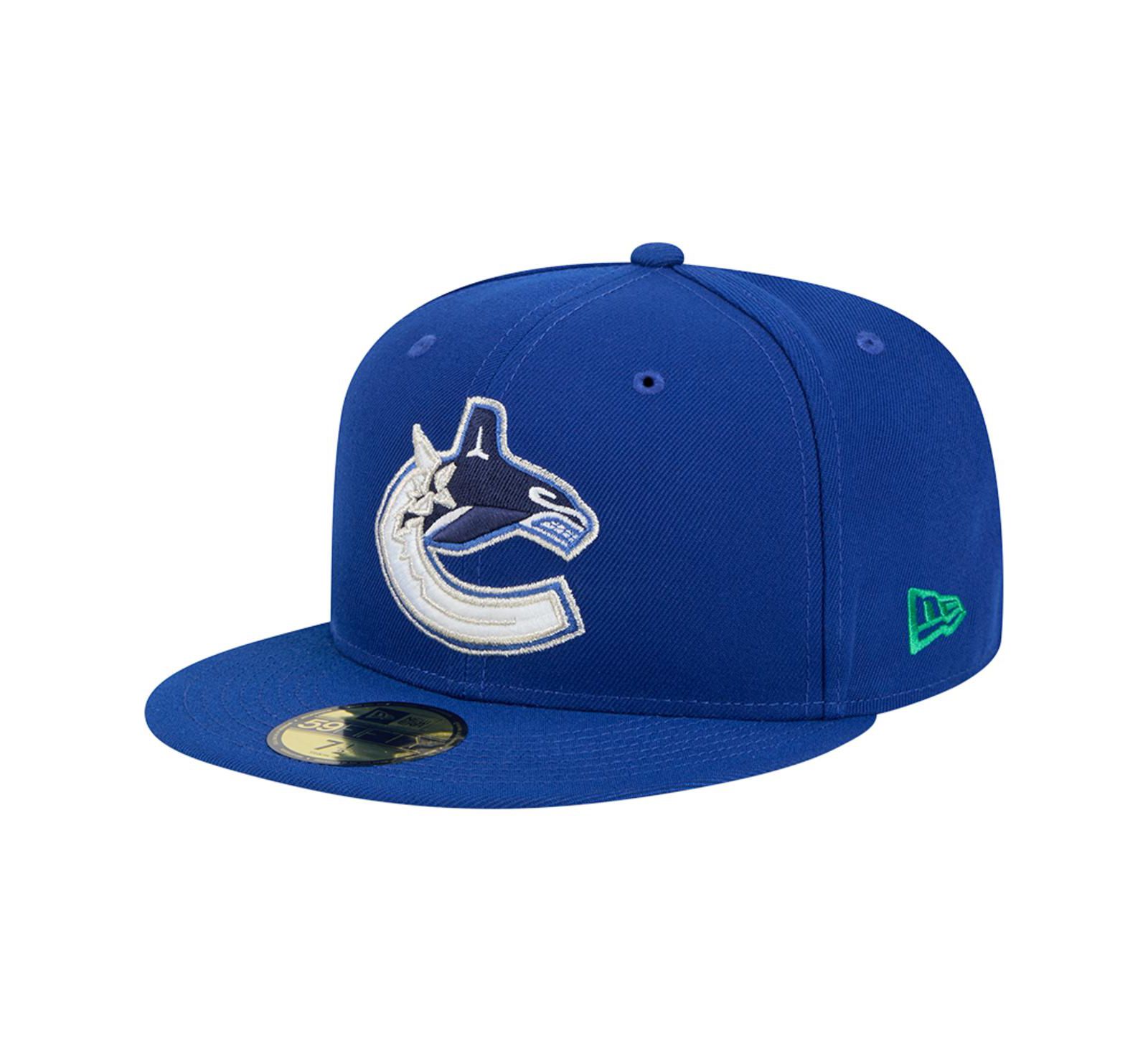 Кепка New Era Men's Blue Vancouver Canucks Core 59FIFTY Fitted