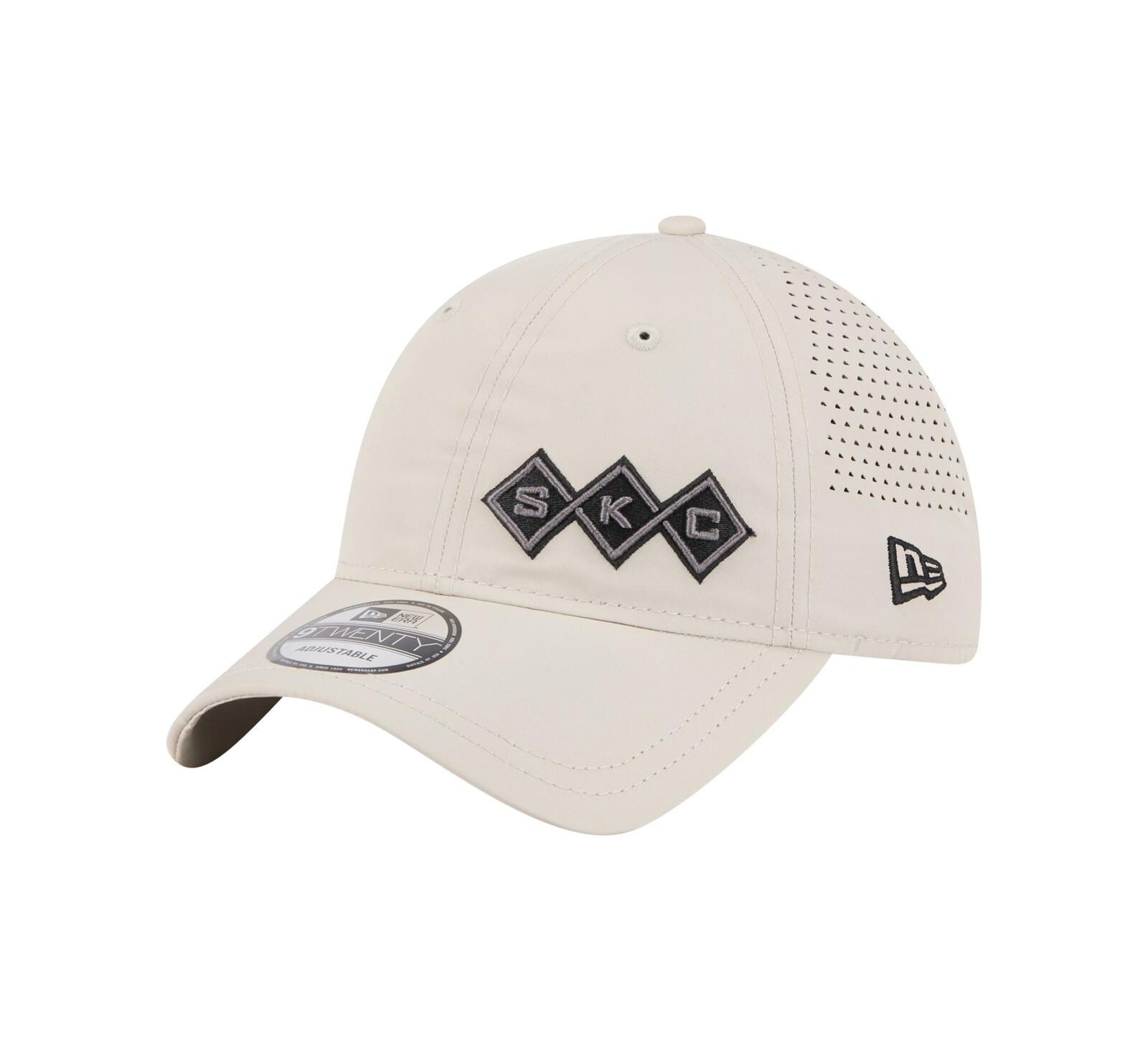 Мужская кепка New Era Tan Sporting Kansas City Active 9TWENTY Adjustable