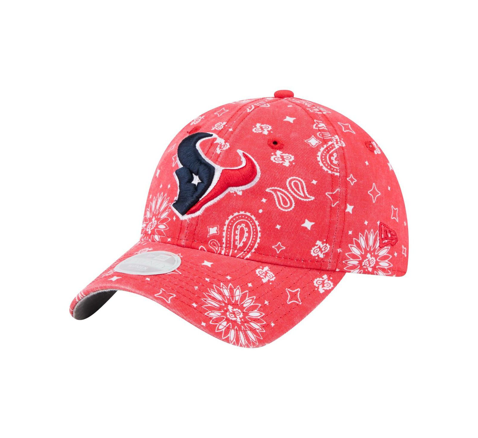 New Era Женская кепка Houston Texans Paisley 9TWENTY регулируемая