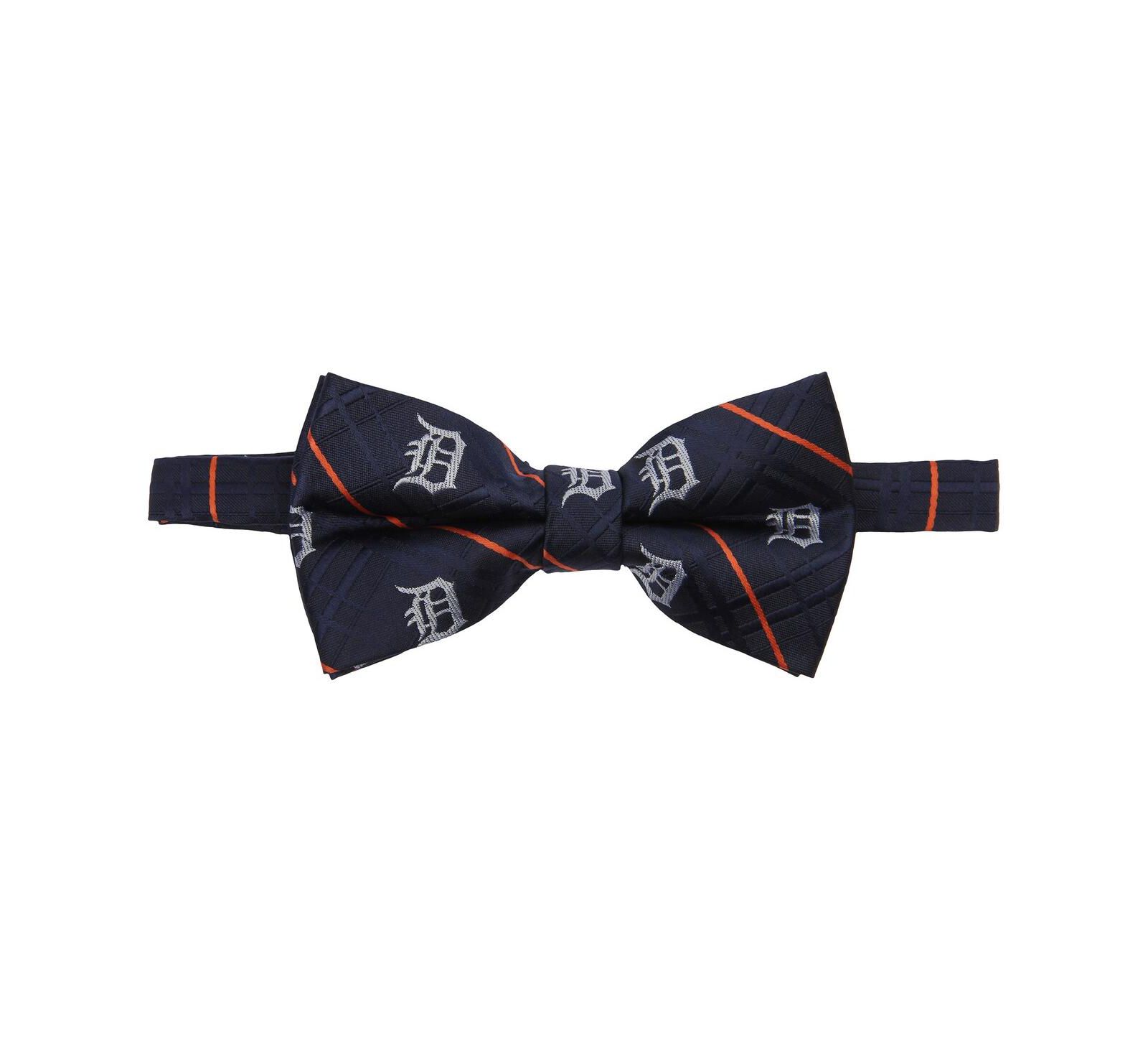 Eagles Wings Men's Navy Detroit Tigers Oxford Bow Tie