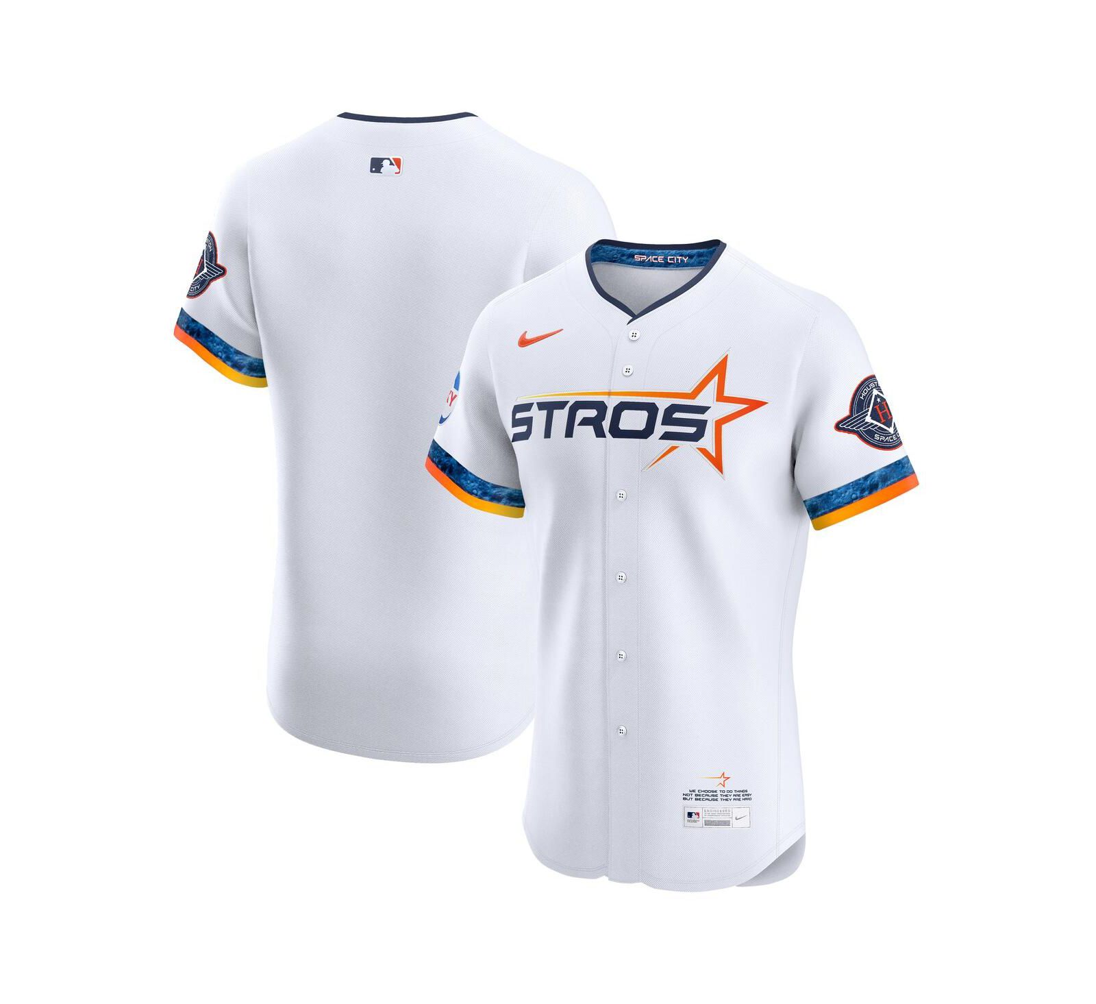 Nike Мужская белая джерси Houston Astros 2025 City Connect Elite