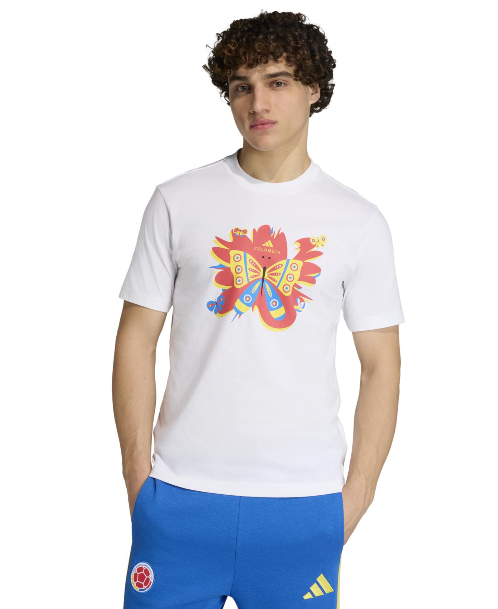 adidas Men's Colombia DNA Crewneck T-Shirt