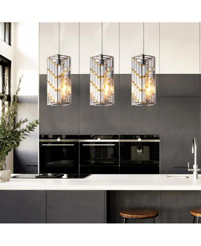 Streamdale Furniture комплект из 3 шт, современный подвесной светильник из хрусталя