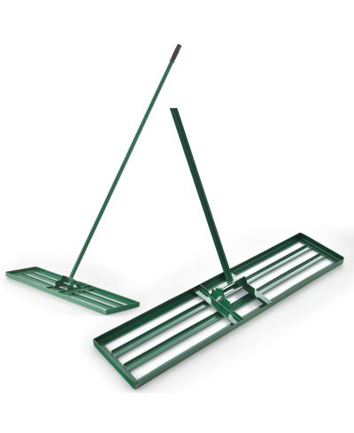 Грабли для выравнивания сада GOUUN 42 x 10 Inch с эргономичной ручкой
