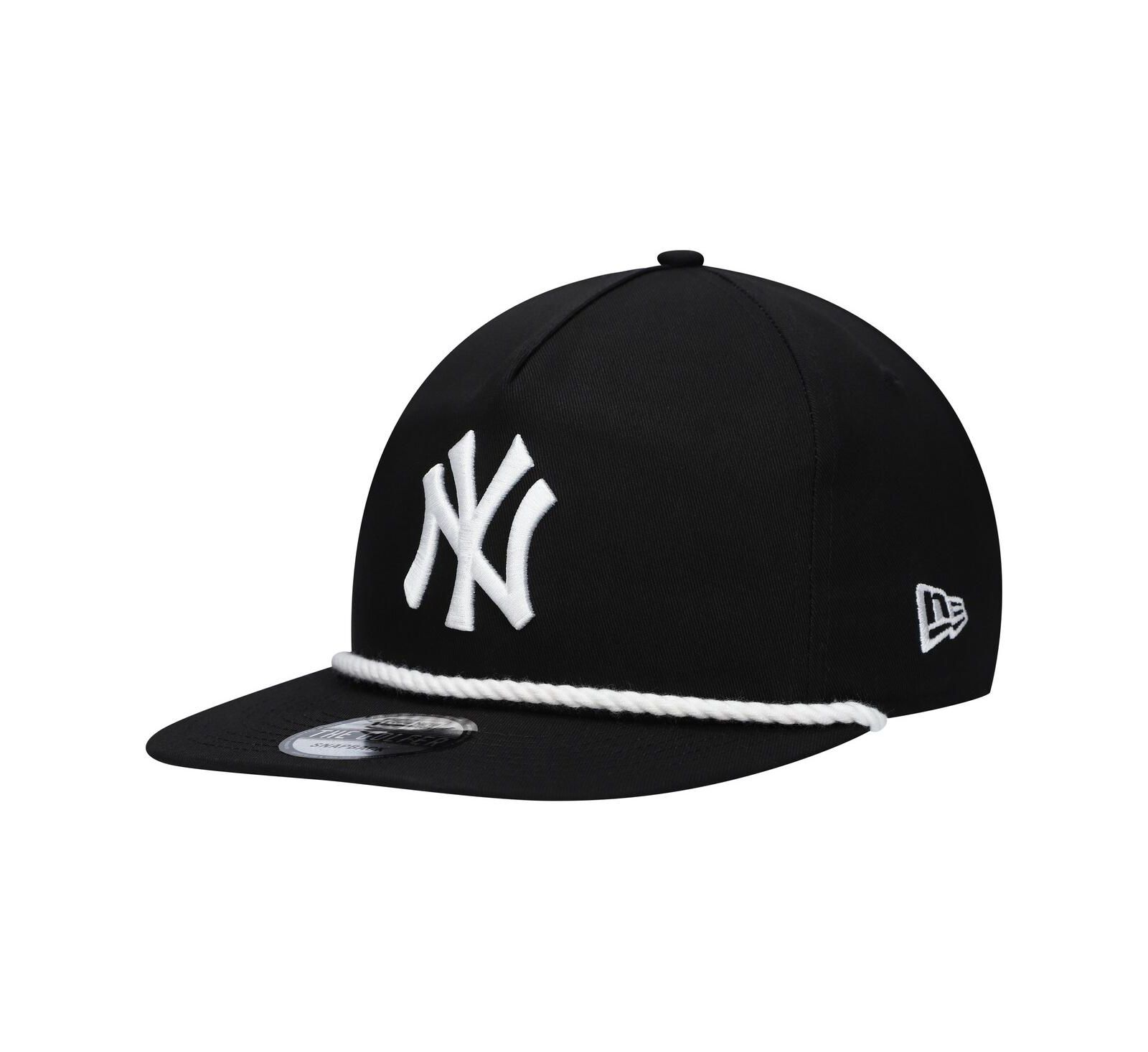 New Era Men's Black New York Yankees Golfer Snapback Hat
