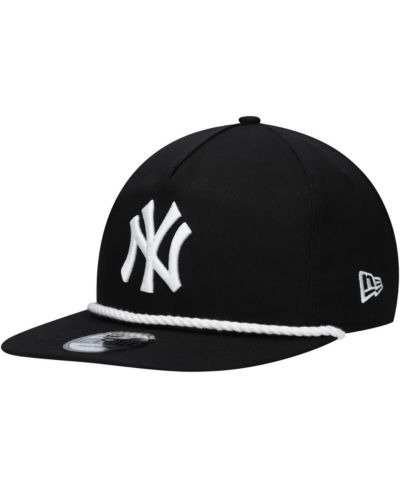 New Era Men's Black New York Yankees Golfer Snapback Hat