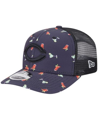 New Era Мужская регулируемая кепка Cincinnati Reds Adventure Drinks Pattern 9SEVENTY Stretch-Snap