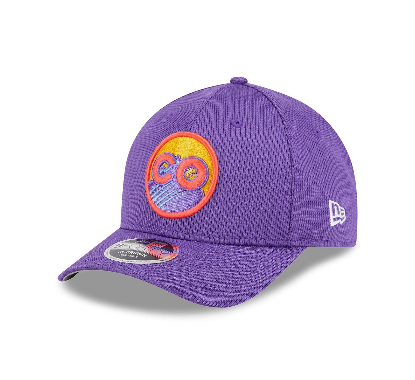 Мужская регулируемая кепка New Era Colorado Rockies 2025 City Connect 9FORTY, фиолетовая