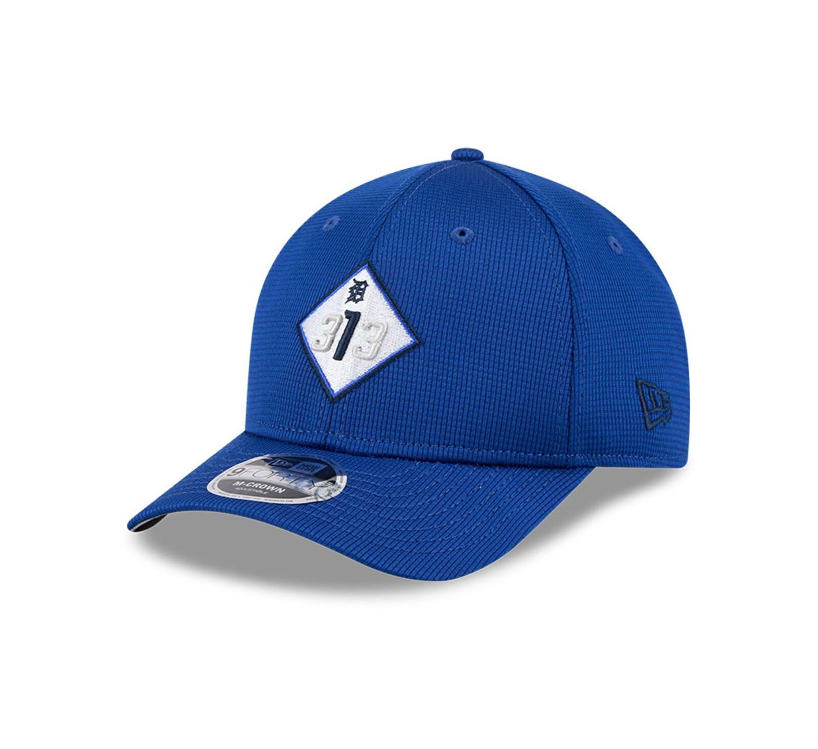 Мужская регулируемая кепка New Era Blue Detroit Tigers City Connect 9FORTY M-Crown