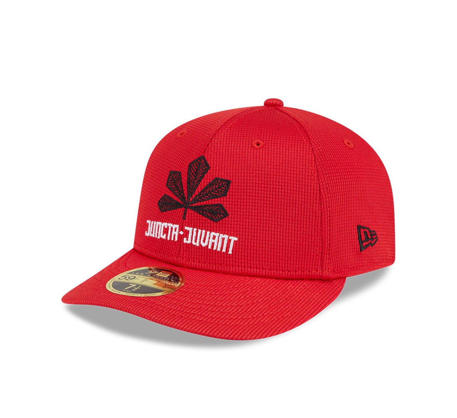 New Era Men's Red Cincinnati Reds City Connect Batting Practice Low Profile 59FIFTY Fitted Hat