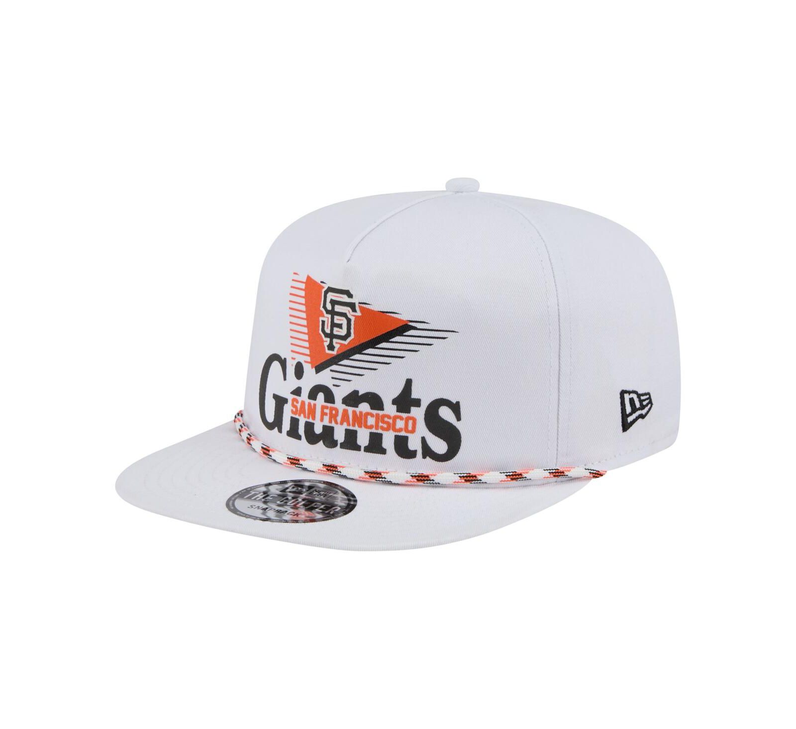 New Era Men's White San Francisco Giants Collide Golfer Snapback Hat