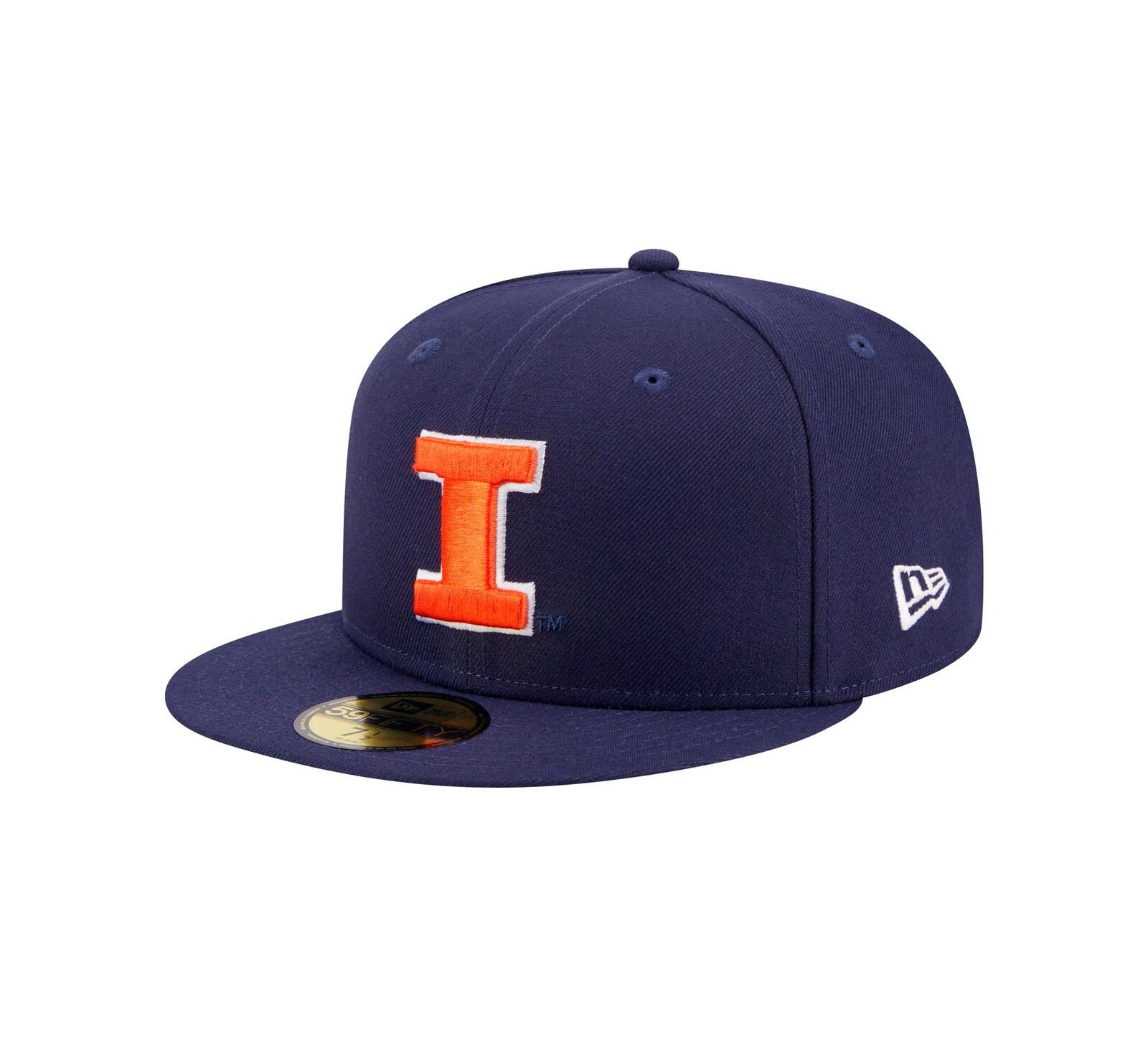 New Era Men's Navy Illinois Fighting Illini 59FIFTY Fitted Hat
