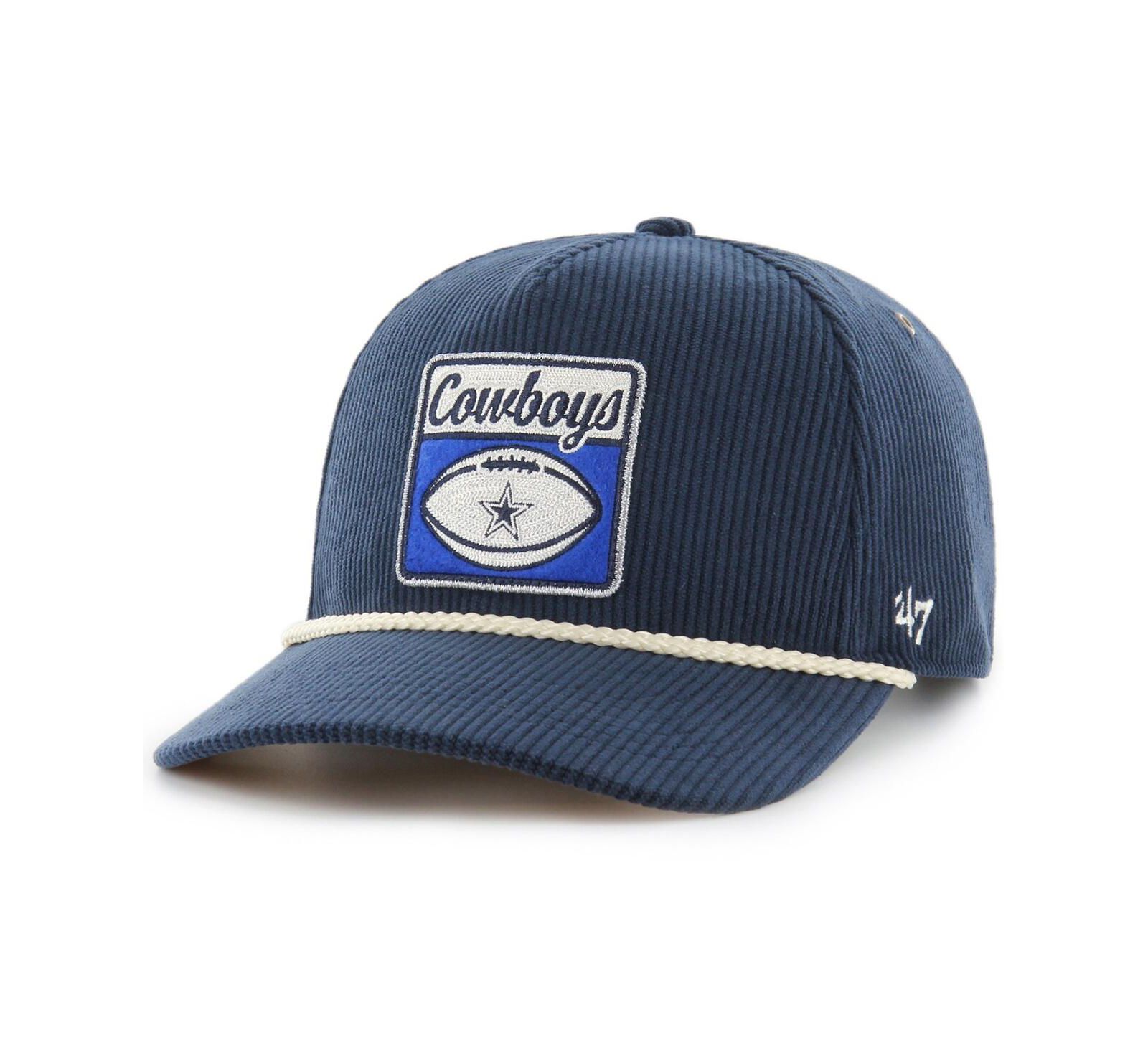 Stoney Clover Lane x '47 Brand Мужская и Женская кепка Dallas Cowboys Touch Down Hitch Adjustable Navy