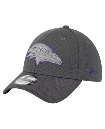 Мужская кепка New Era Graphite Baltimore Ravens Main 39THIRTY Flex