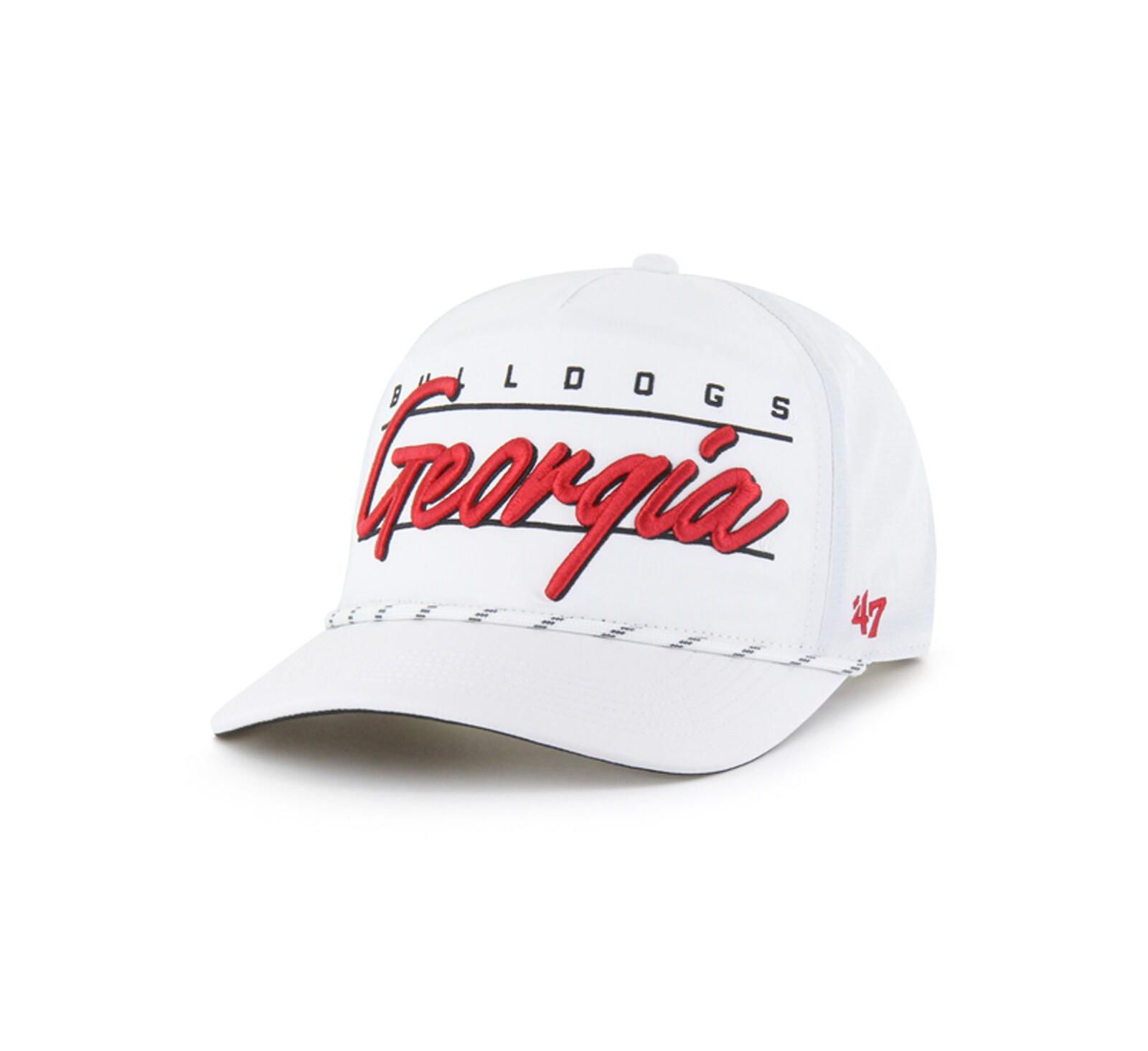 Мужская регулируемая кепка '47 Brand White Georgia Bulldogs Condor Hitch Brrr