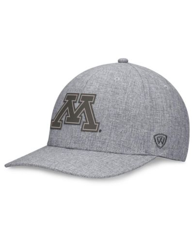 Мужская кепка Top of the World Minnesota Golden Gophers Top Grit Flex, серая