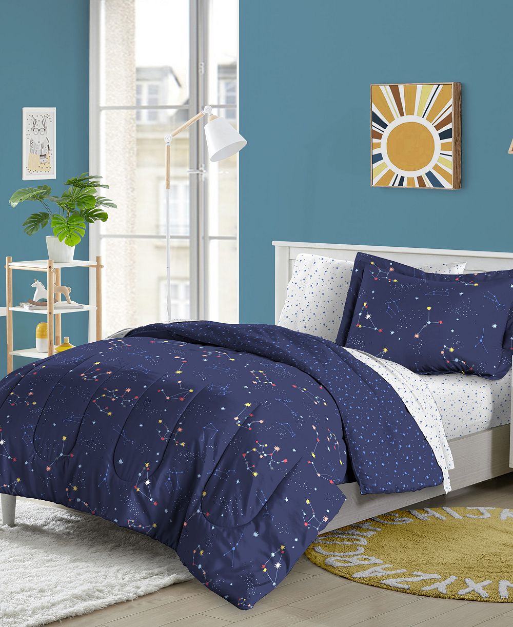 Dream Factory комплект покрывала Zodiac Reversible, 7-Pc., Full
