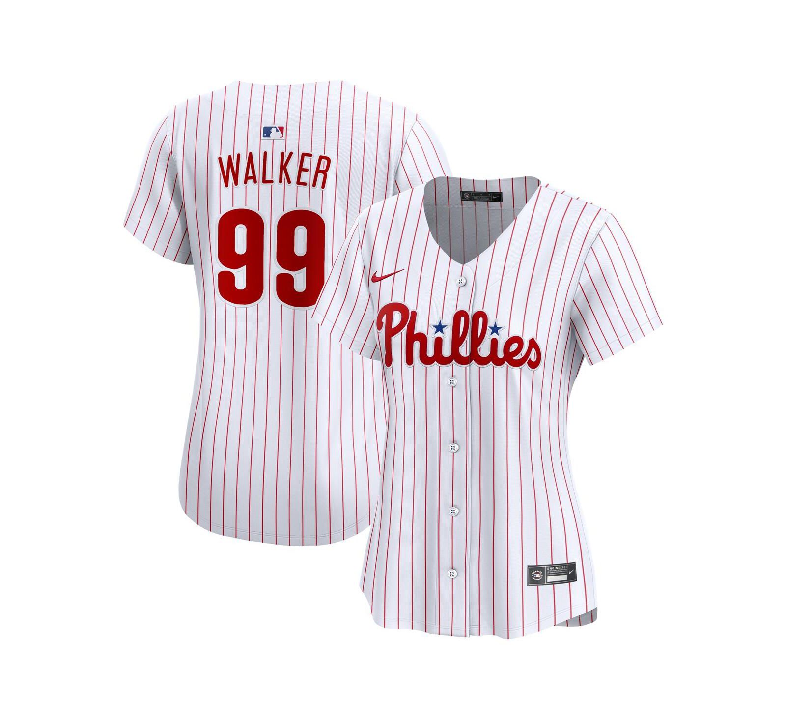 Женская джерси Nike Taijuan Walker White Philadelphia Phillies Home Limited