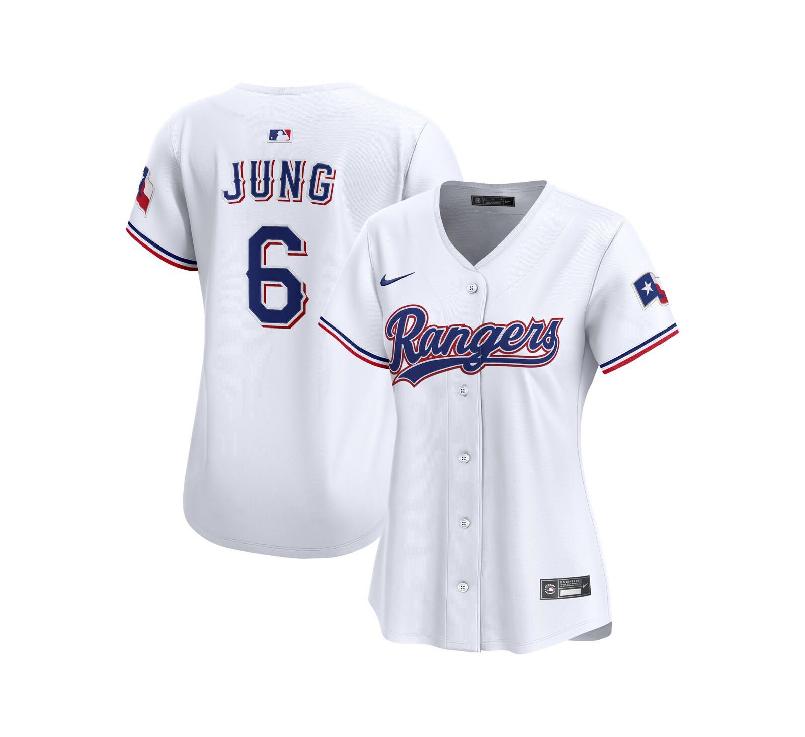 Nike Women's Josh Jung White Texas Rangers Home Limited Player Jersey