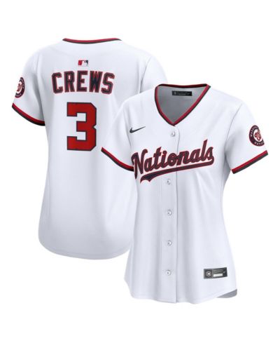 Nike Women's Dylan Crews White Washington Nationals Home Limited Player Jersey