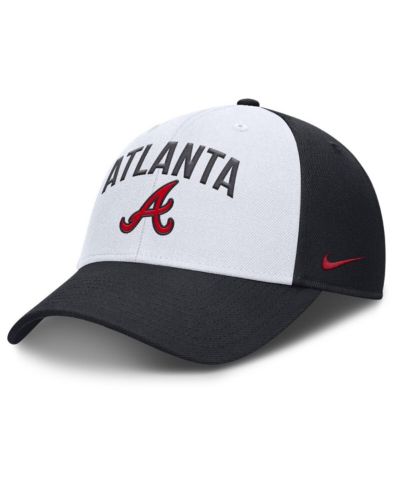 Nike Men's White/Navy Atlanta Braves Club Performance Adjustable Hat