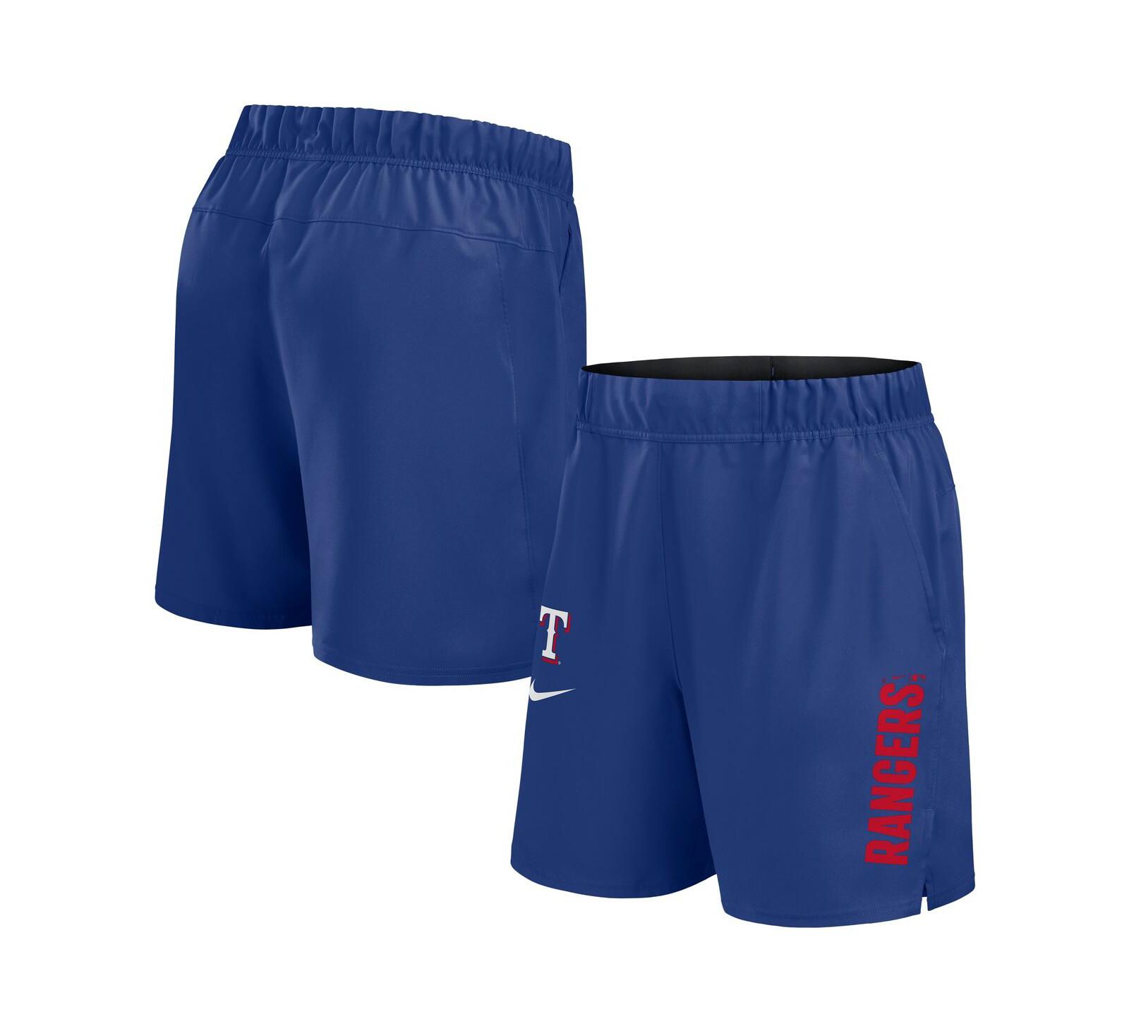 Nike Men's Royal Texas Rangers Woven Victory Performance Shorts