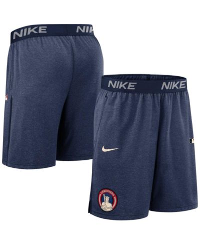 Nike Men's Navy Cleveland Guardians Authentic Collection City Connect Performance Knit Shorts