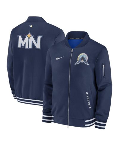 Мужская куртка-бомбер Nike Minnesota Twins Authentic Collection City Connect Full-Zip