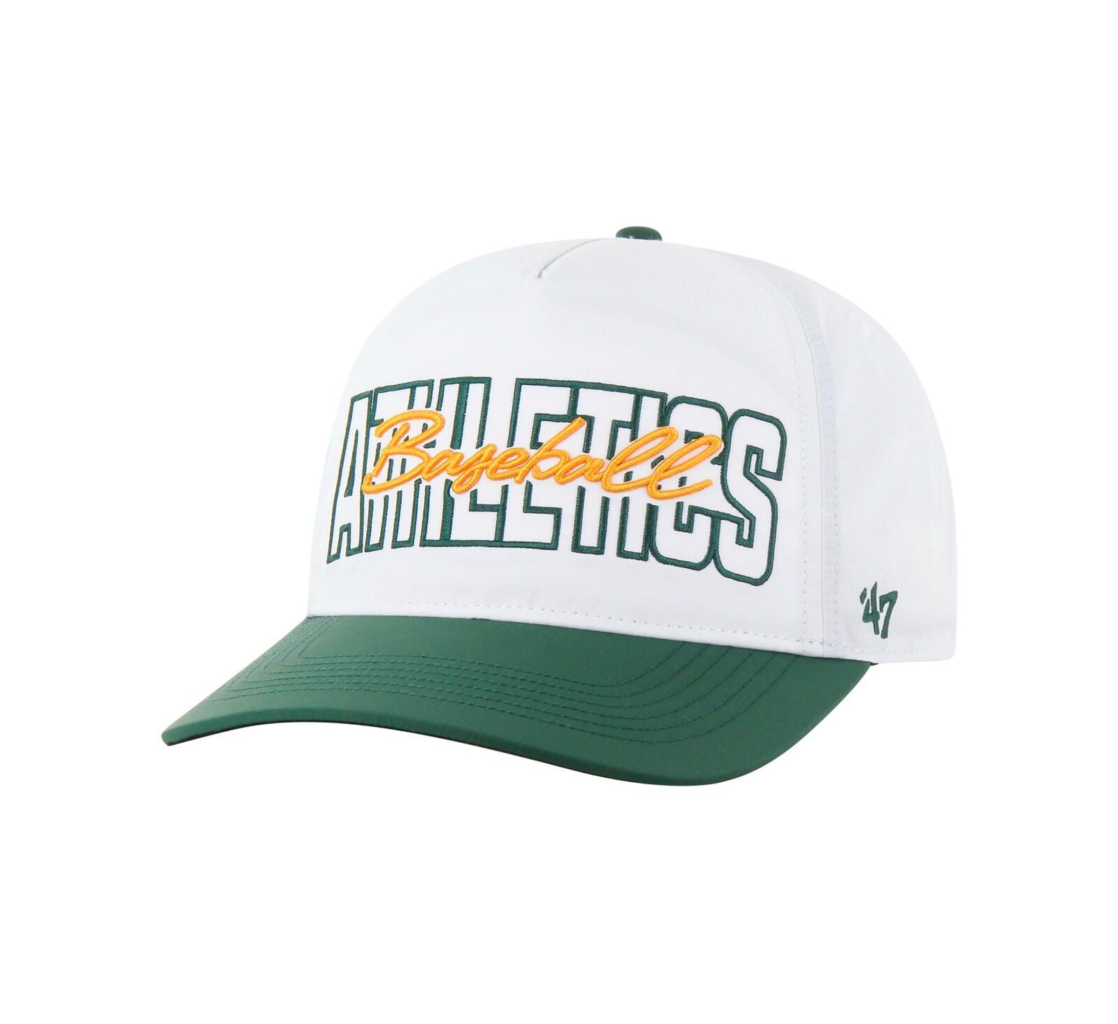 '47 Brand Men's White Athletics Lineman Hitch Adjustable Hat