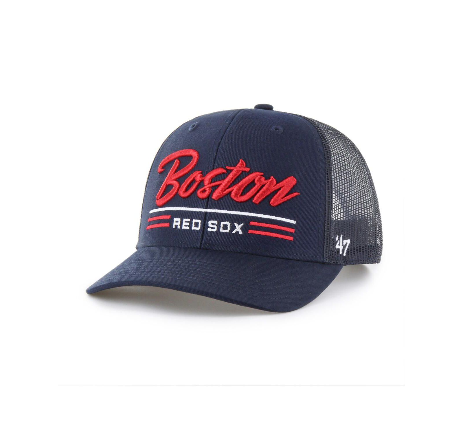 Мужская кепка '47 Brand Navy Boston Red Sox Garner Trucker регулируемая