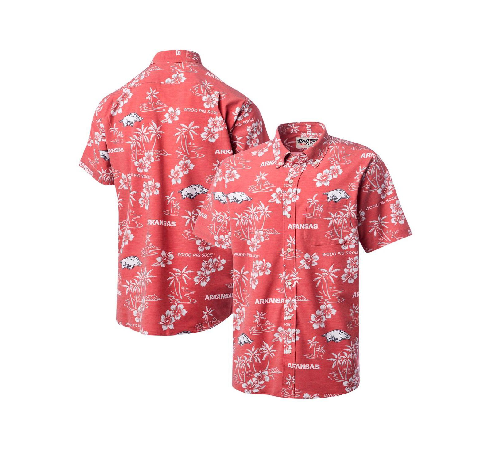 Мужская рубашка Reyn Spooner Cardinal Arkansas Razorbacks Classic Button-Up
