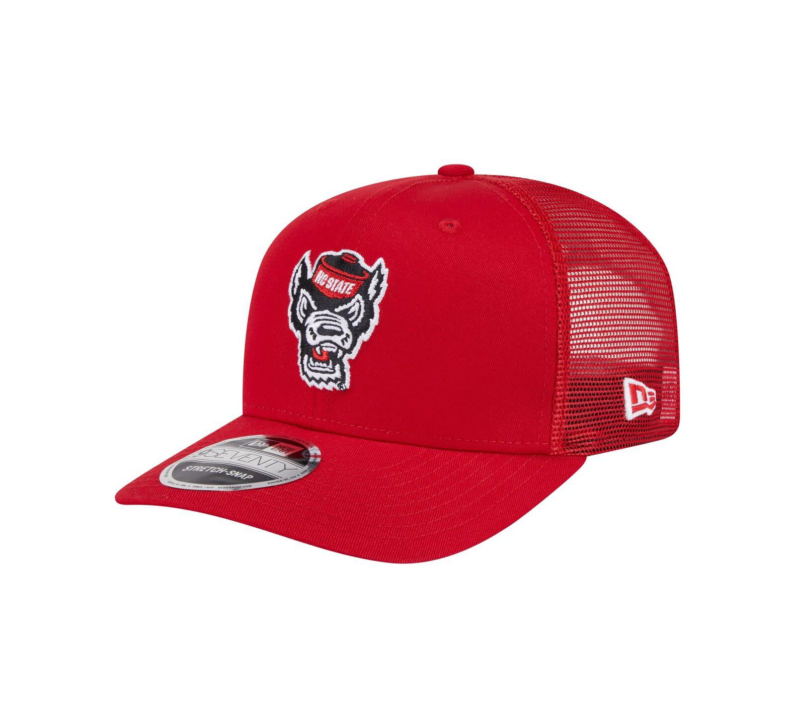Мужская кепка New Era NC State Wolfpack Primary 9SEVENTY Trucker Stretch-Snap
