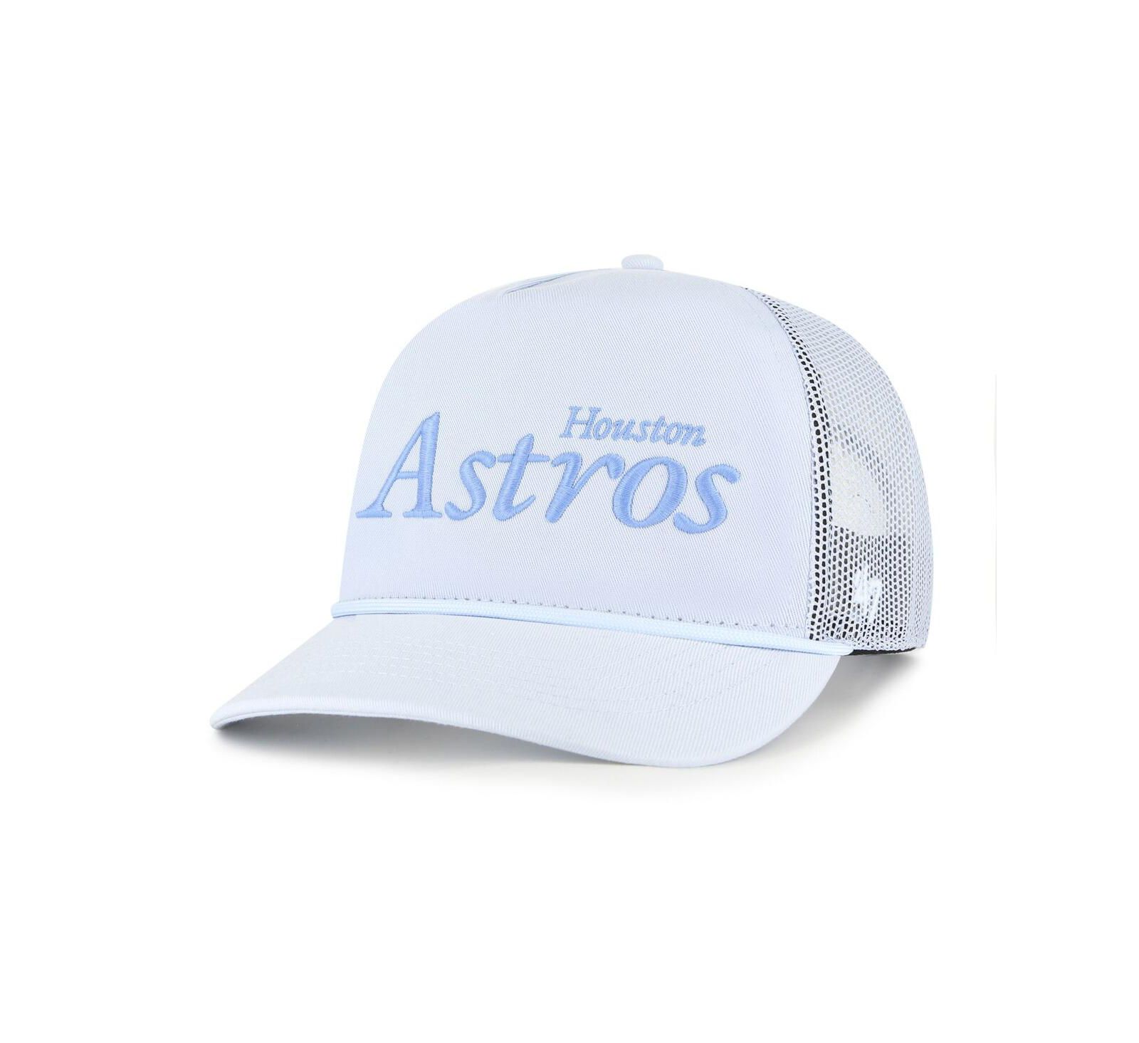 '47 Brand Мужская кепка тракер Houston Astros Foundation Script, светло-голубая
