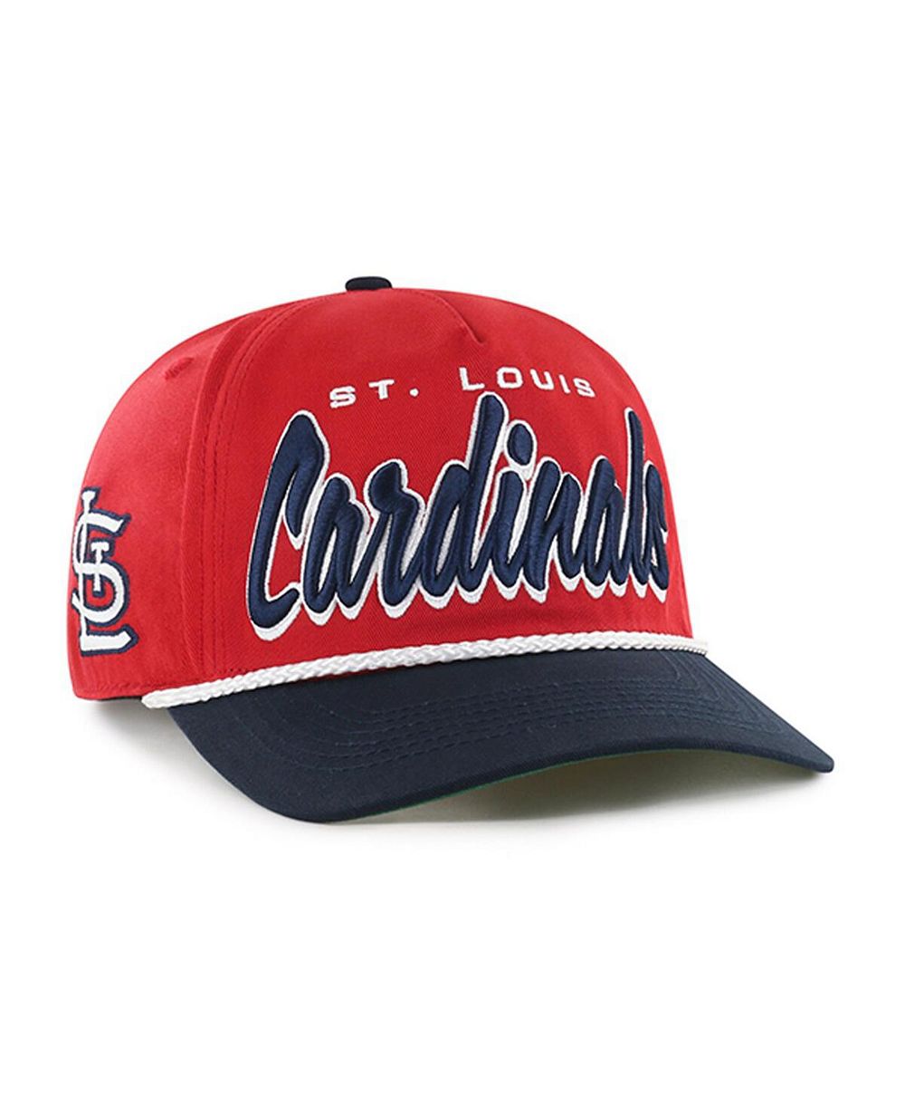 '47 Brand Мужская регулируемая кепка St. Louis Cardinals Drop Shadow Rope Hitch, красная