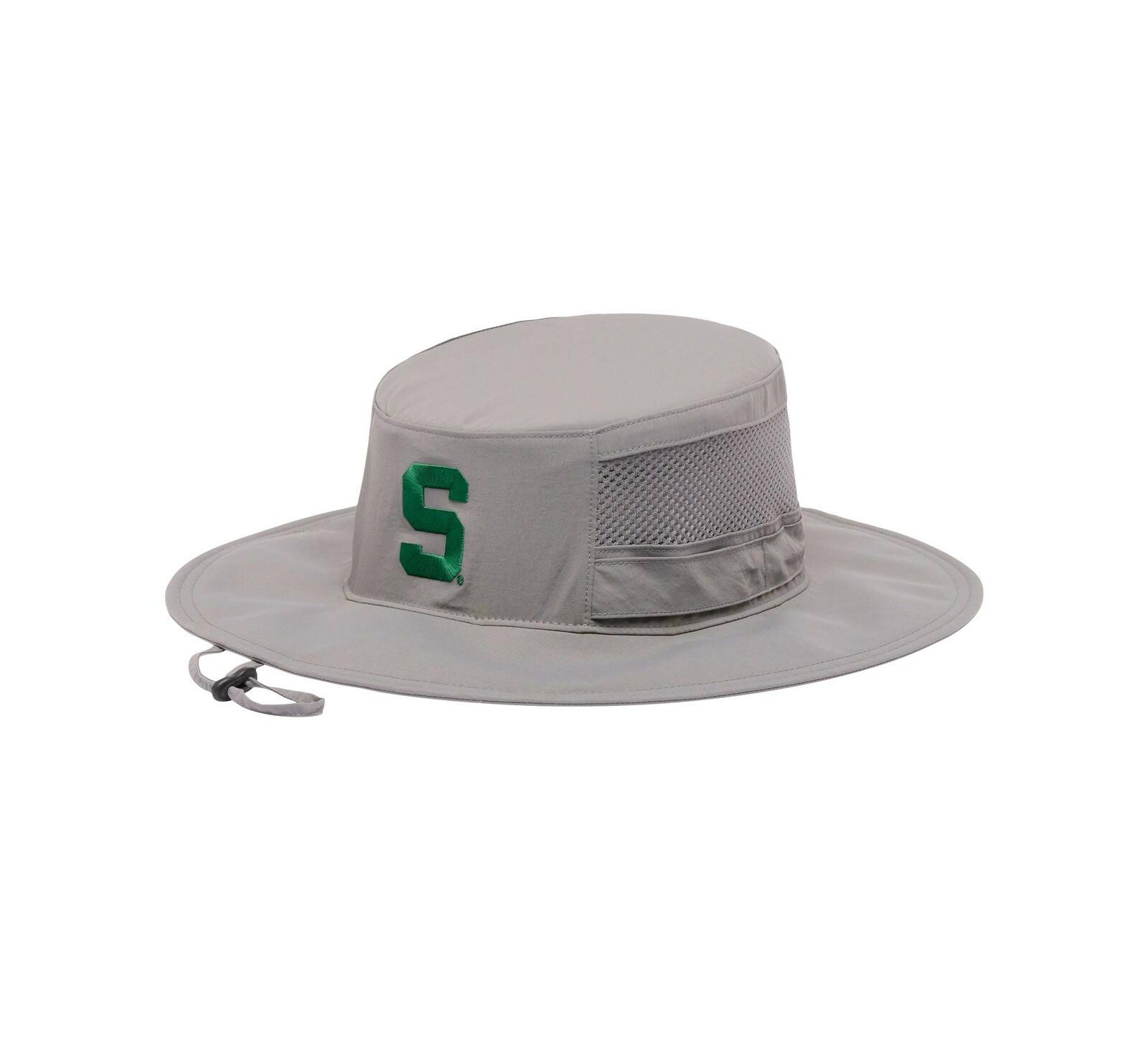 Мужская панама Columbia Gray Michigan State Spartans Bora Bora III Omni-Shade Booney