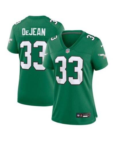 Женская джерси Nike Cooper DeJean Kelly Green Philadelphia Eagles Alternate Game