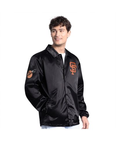 Мужская куртка Starter San Francisco Giants Cooperstown Collection Point Man, черная