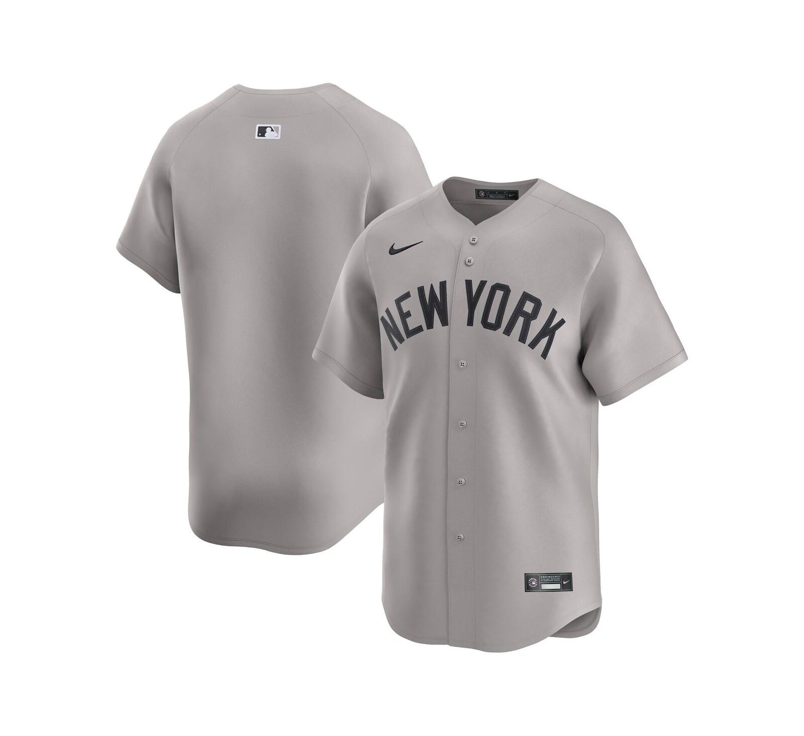 Nike Men's Gray New York Yankees Away Limited Jersey