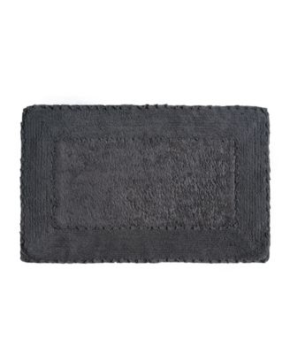 Laura Ashley Cotton Ruffled Bath Rug, 27" x 45"