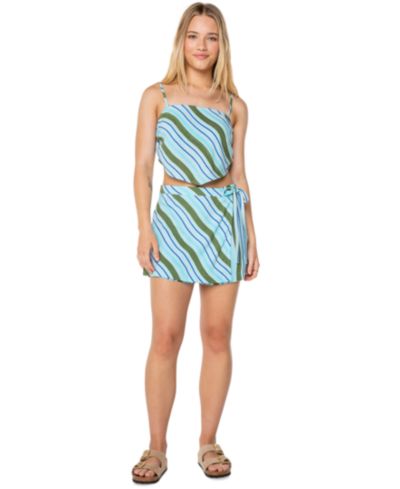 Roxy Women's Wild At Heart Striped Bandana Top