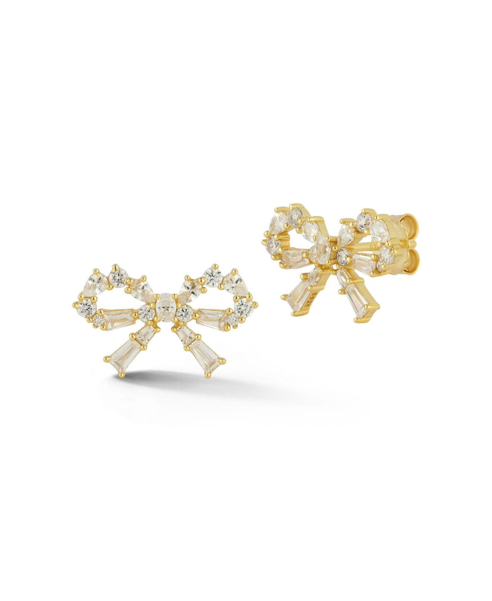 Серьги-гвоздики Rachel Zoe Sterling Bow