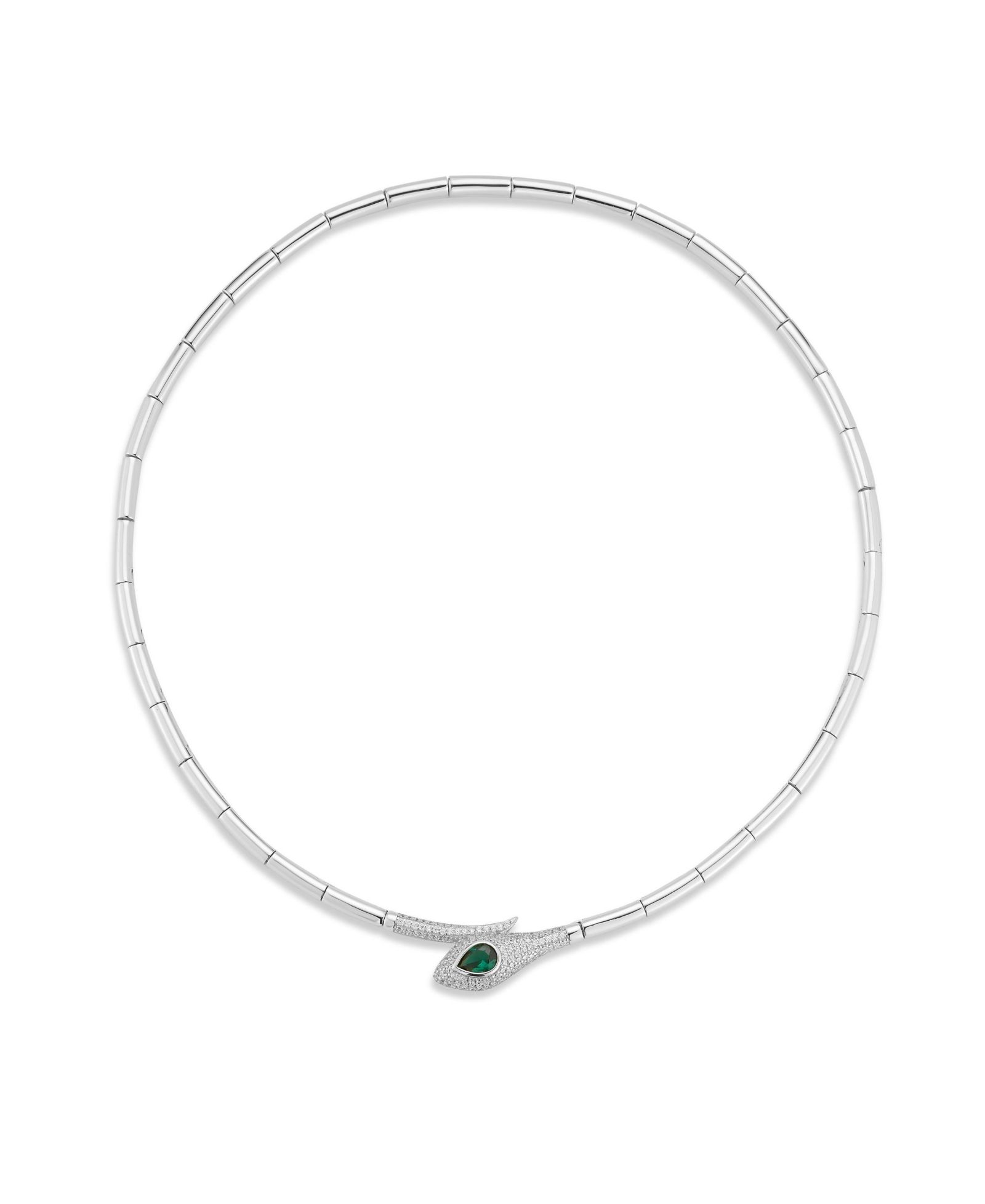 Ожерелье-чокер Rachel Zoe Plated Sterling Snake
