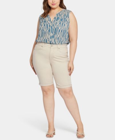 Шорты NYDJ Plus Size Briella Roll Cuff