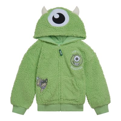 Monsters Inc. детский флисовый худи на молнии для косплея