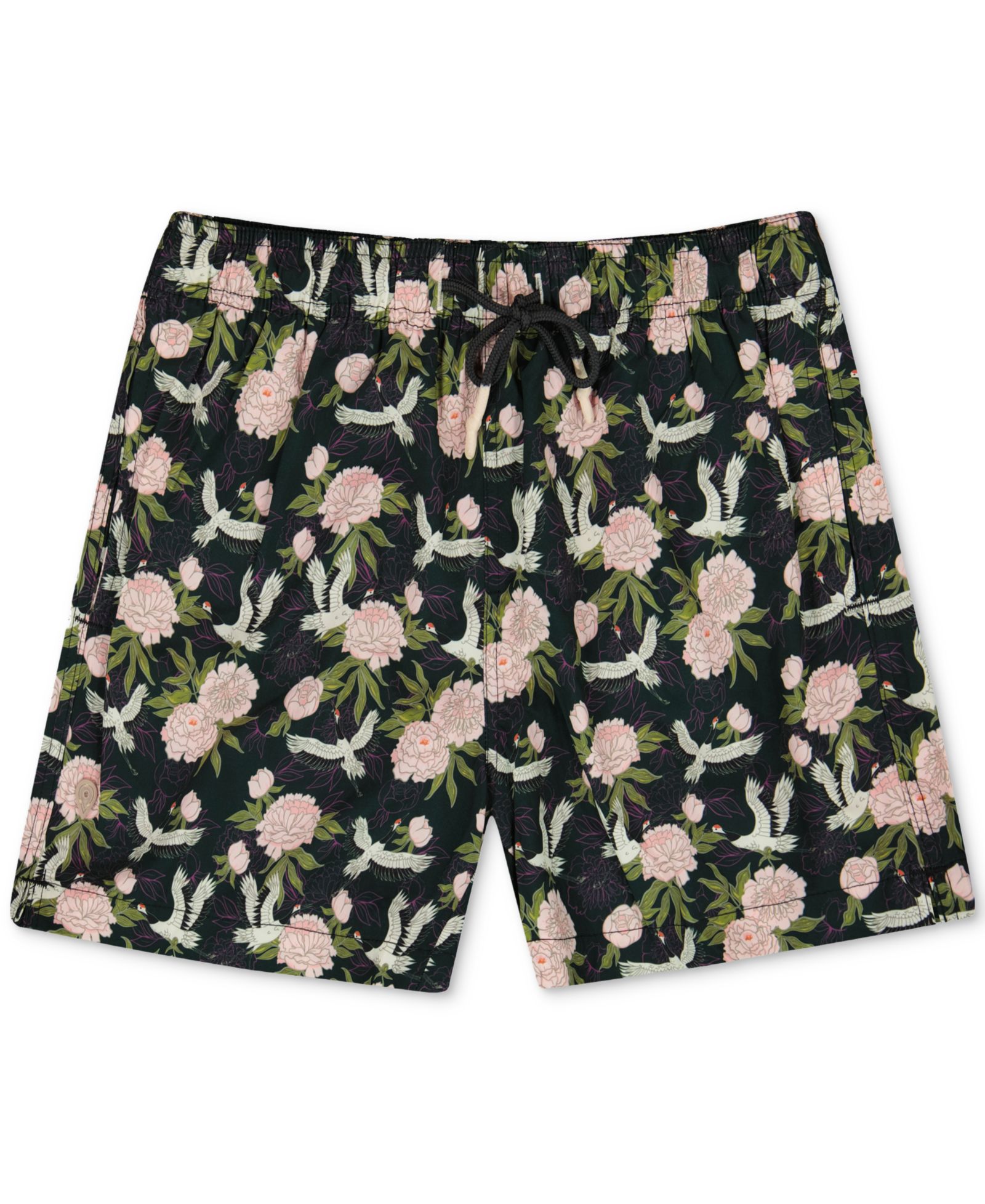 Sunset x Vine Мужские плавки Sunset and Vines Floral Woven Swim Trunks