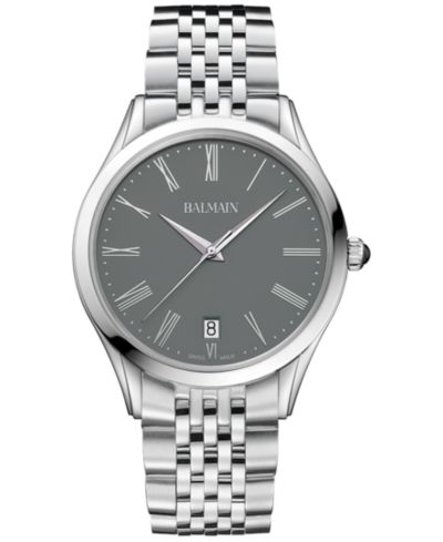 Balmain Men's Swiss Classic R Stainless Steel Bracelet Watch 41mm