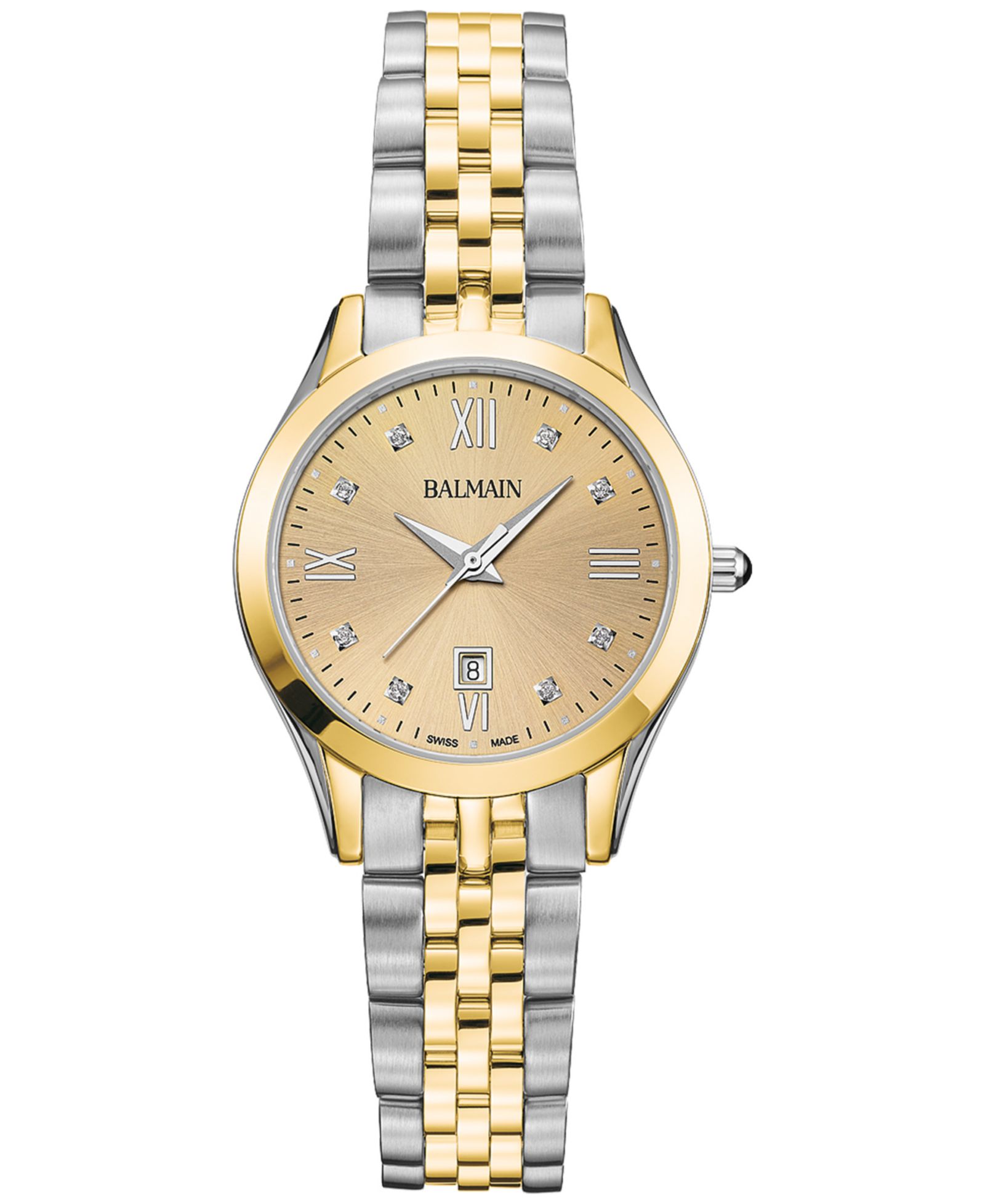Женские наручные часы Balmain Swiss Classic R Diamond Accent из нержавеющей стали 30mm