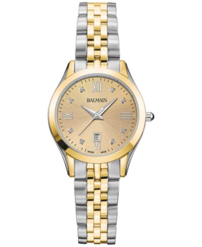 Женские наручные часы Balmain Swiss Classic R Diamond Accent из нержавеющей стали 30mm